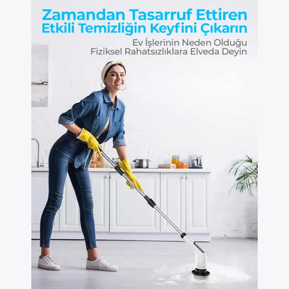 Super Cleans™ Şarjlı Temizlik Fırçası Seti