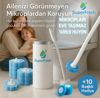 SuperFresh™ Hijyenik Tuvalet Fırçası