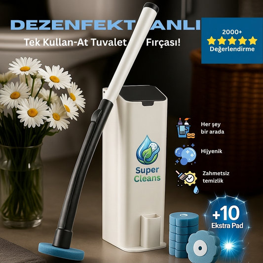 Super Cleans™ Hijyenik Tuvalet - Banyo Temizlik Seti