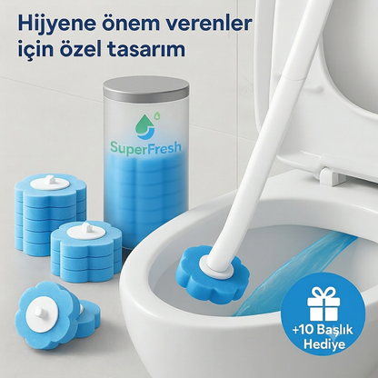 SuperFresh™ Hijyenik Tuvalet Fırçası